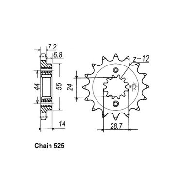 JT steel front sprockets are manufactured using Japanese SCM420 Chromoly or C49 high carbon steel. Accurately machined with the tightest of tolerances to guarantee a perfect fit and chain alignment. Fully heat treated