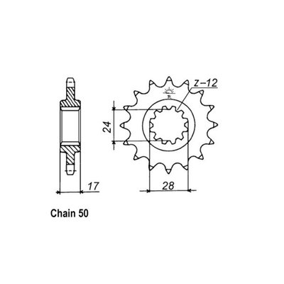 JT steel front sprockets are manufactured using Japanese SCM420 Chromoly or C49 high carbon steel. Accurately machined with the tightest of tolerances to guarantee a perfect fit and chain alignment. Fully heat treated