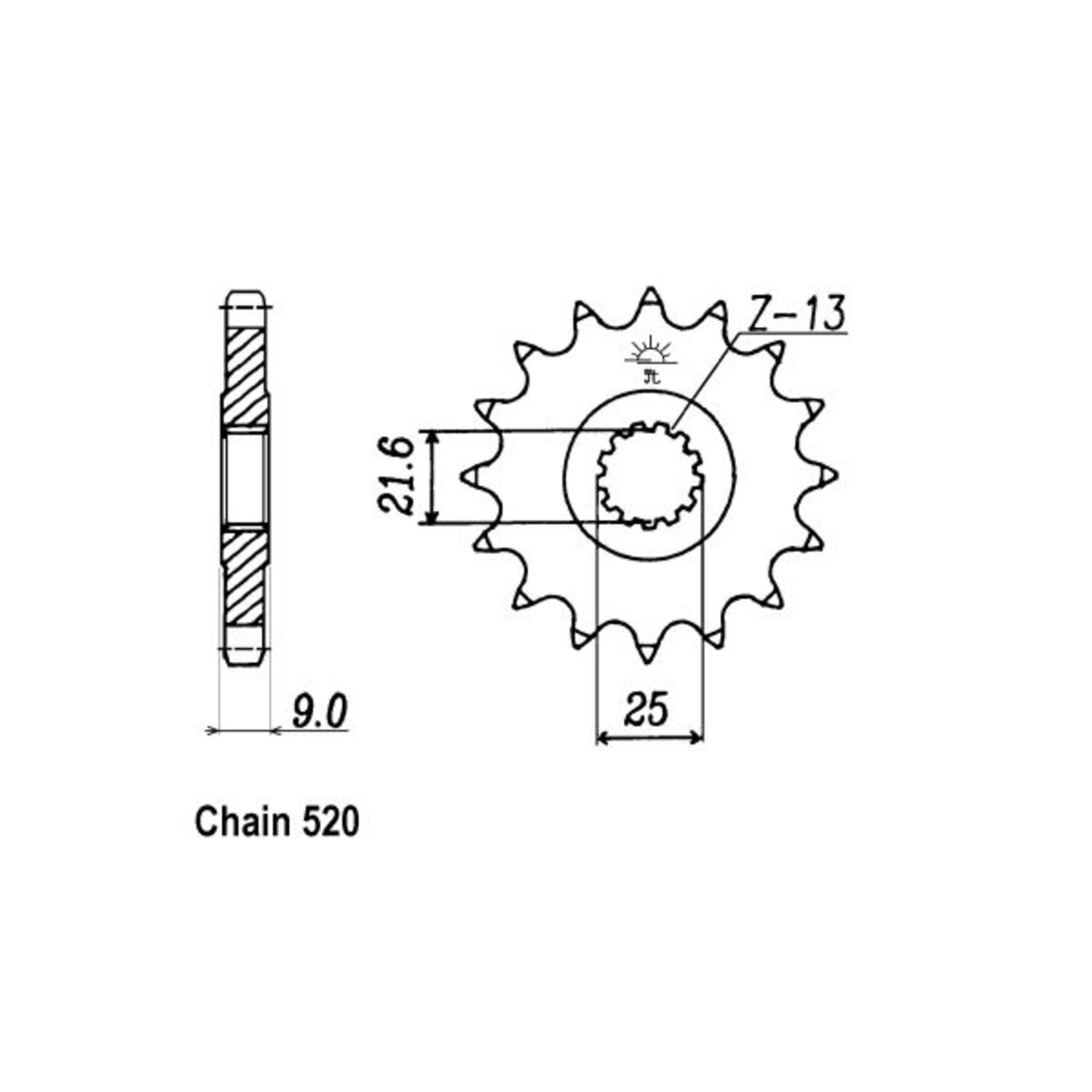 JT Front Sprocket 578.15