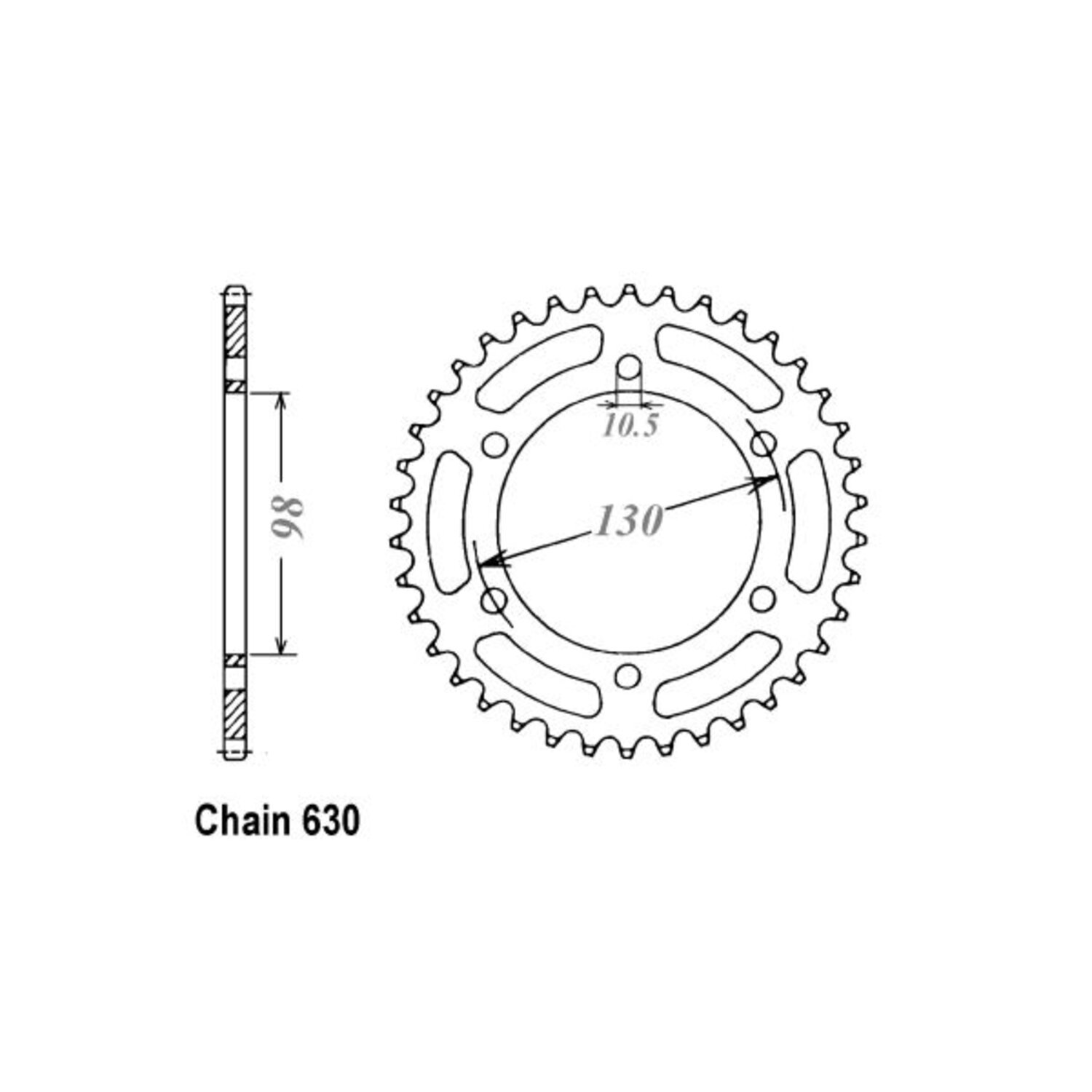 JT Rear Sprocket 483.33