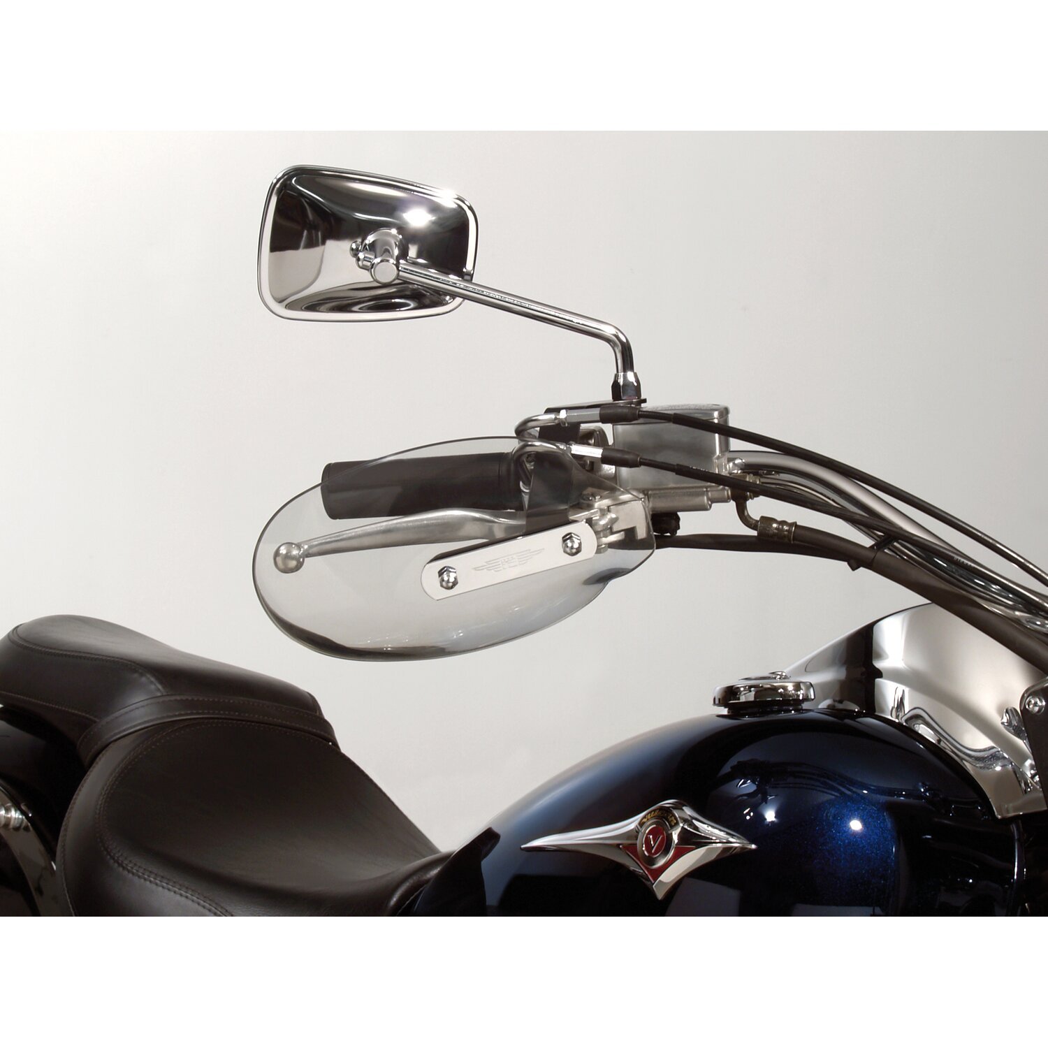 NC hand deflectors, light Gray, tinted