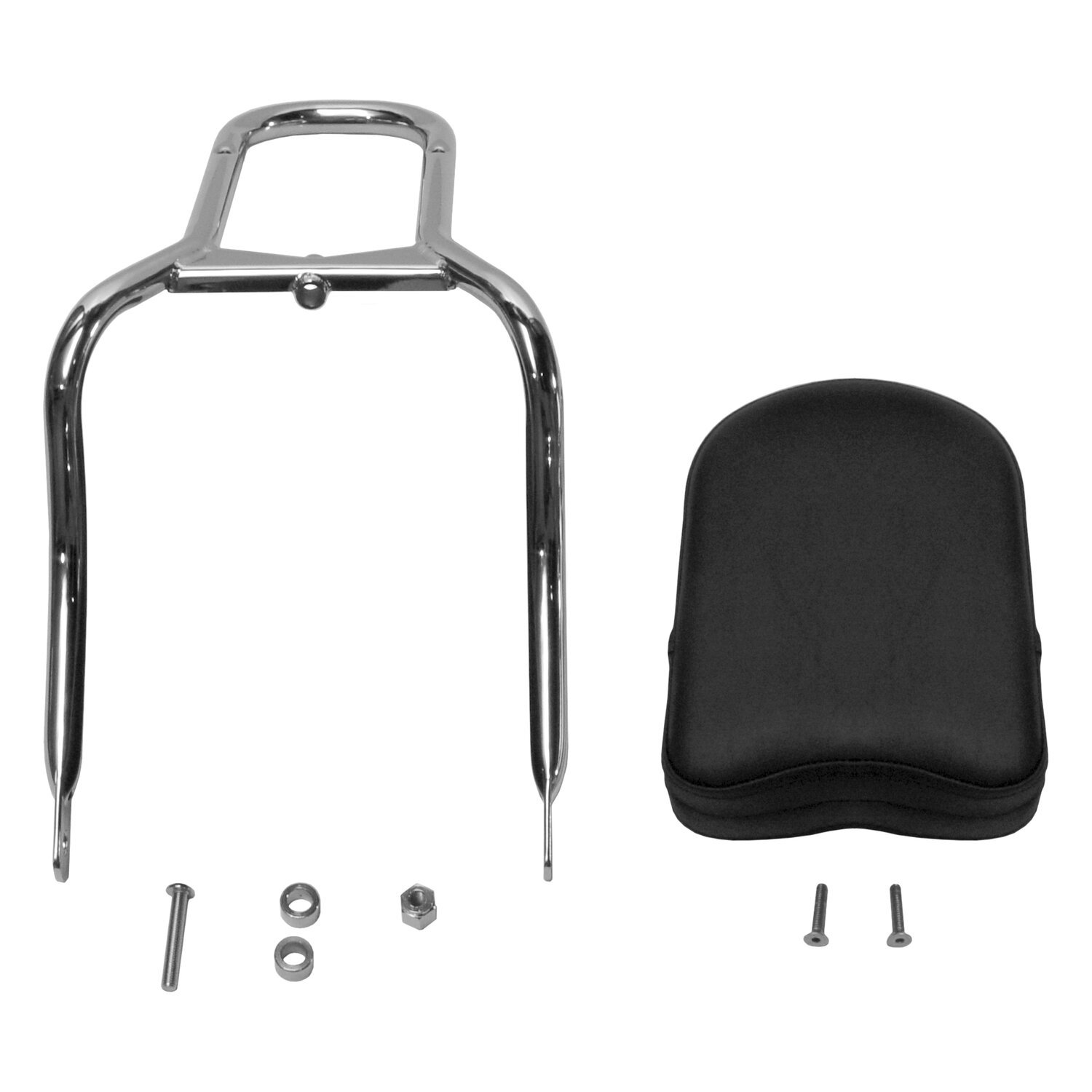 NC Paladin® Back rest kit, Black, chrome