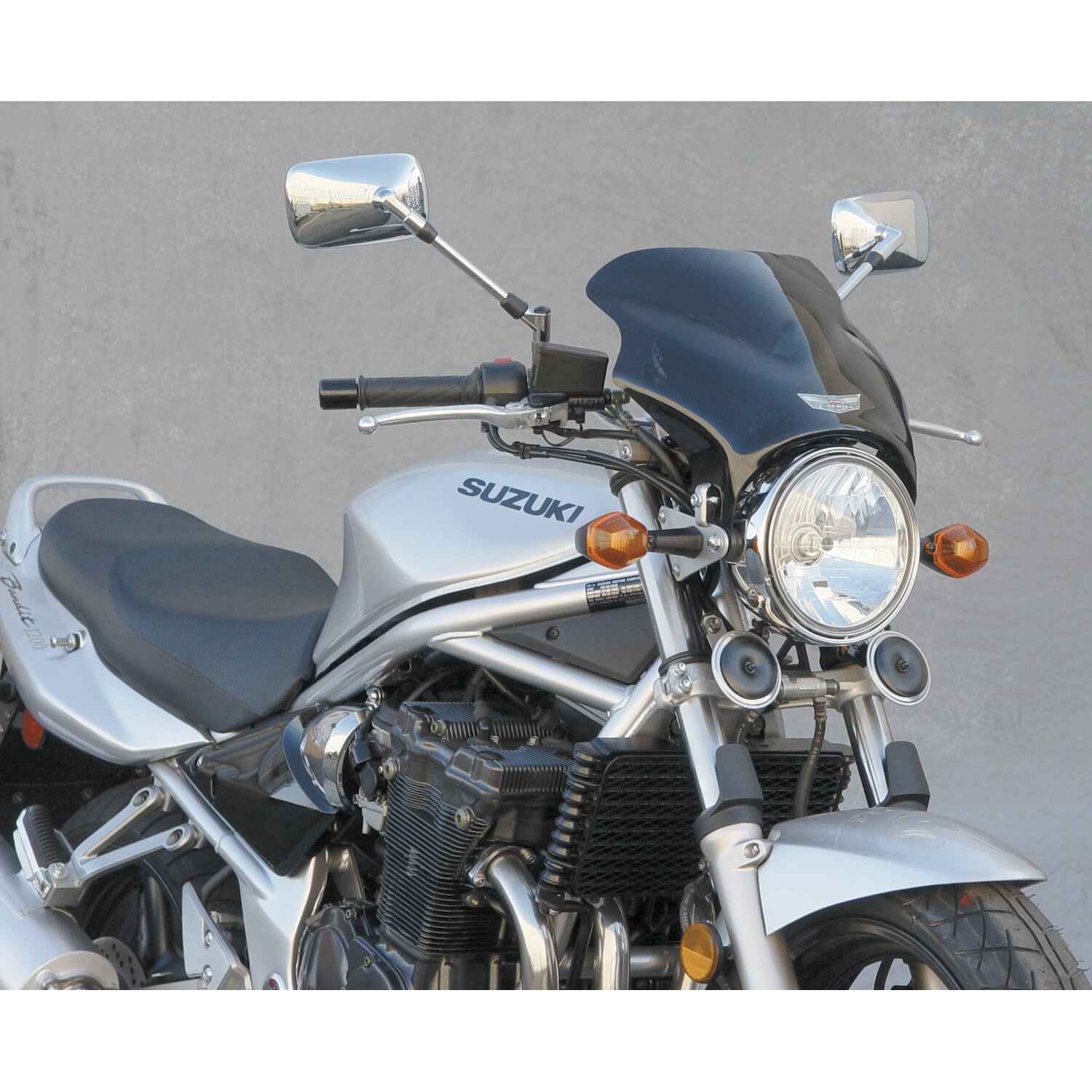 NC F-Series™ F-16 Sport Fairing - Dark Tint, Black