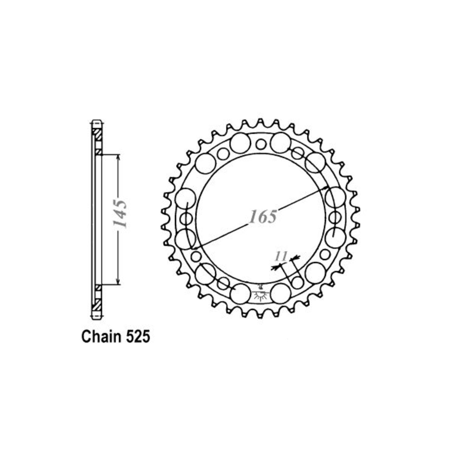 JT Rear Sprocket 1311.45
