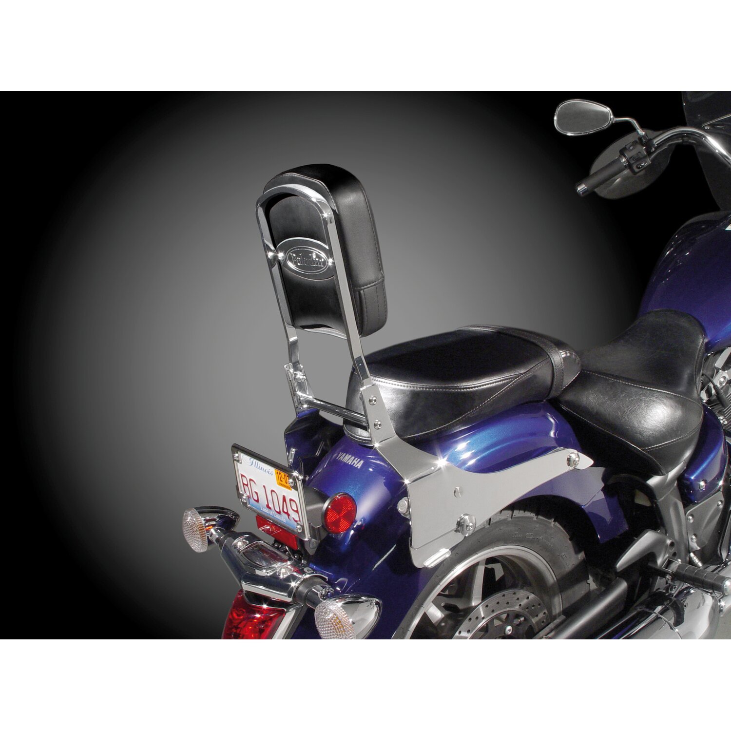 NC Paladin® Back rest, Black, chrome