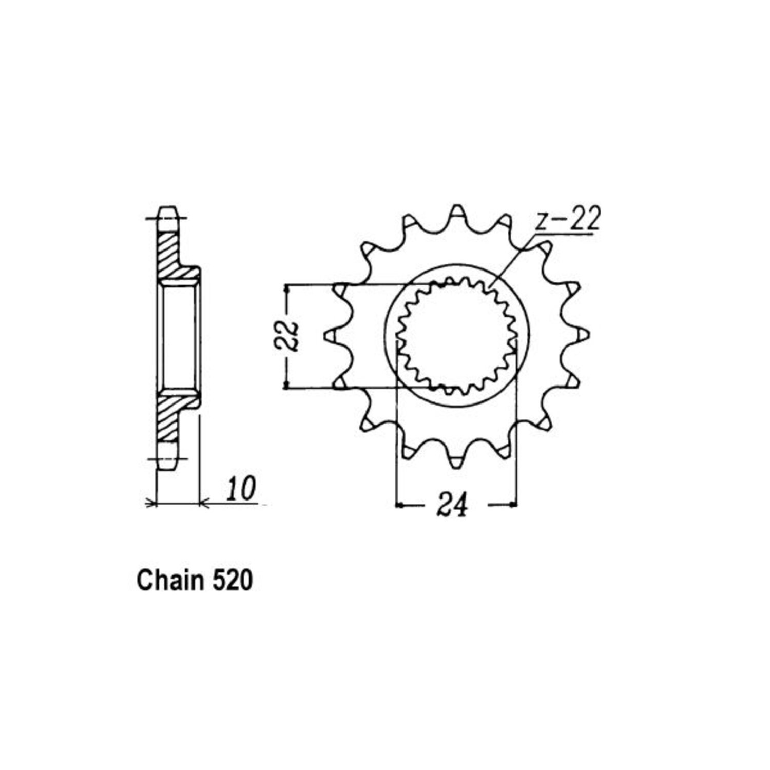 JT Front Sprocket 402.16
