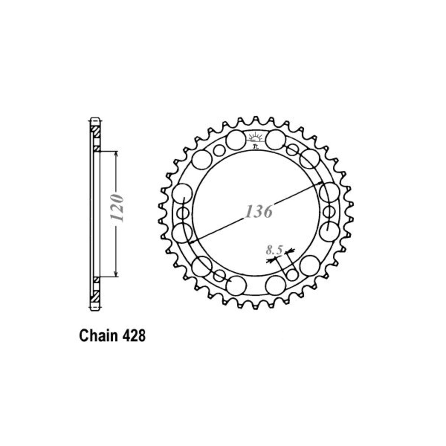 JT Rear Sprocket 1847.55