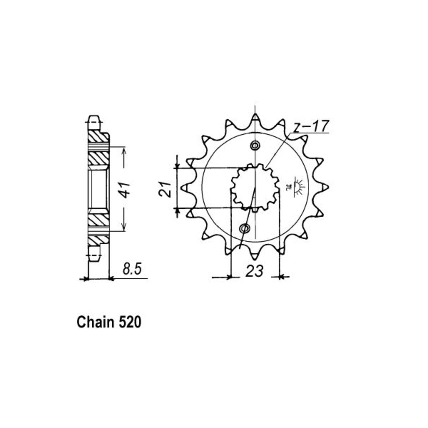 JT Front Sprocket 1322.15
