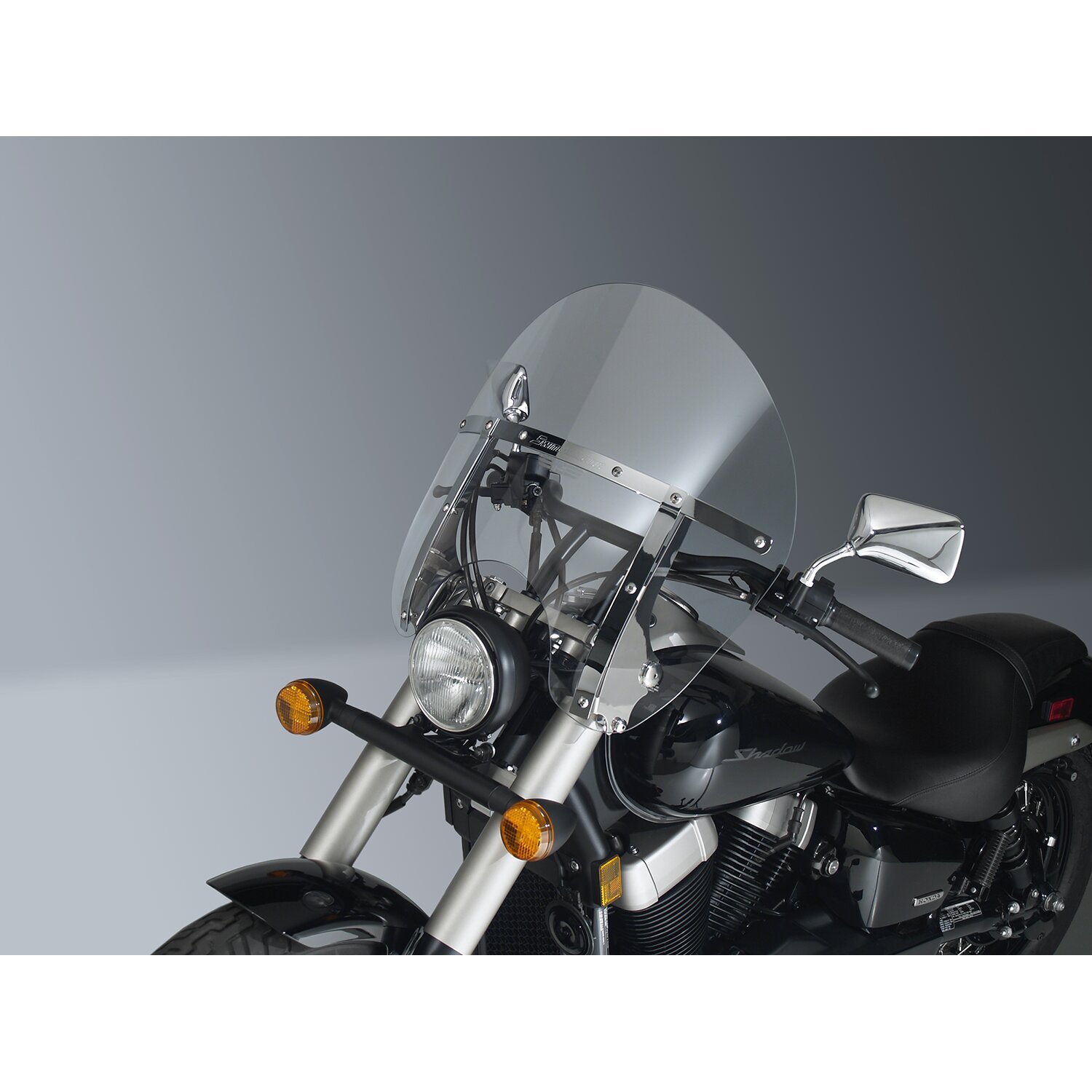 NC SwitchBlade® Quick Release Windshield Chopped™ Clear, Unpainted