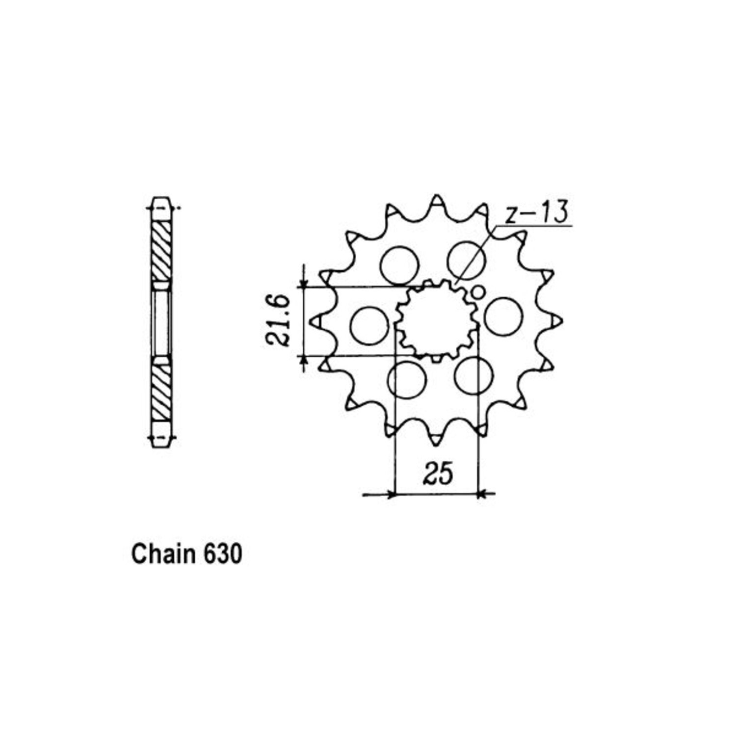 JT Front Sprocket 518.13