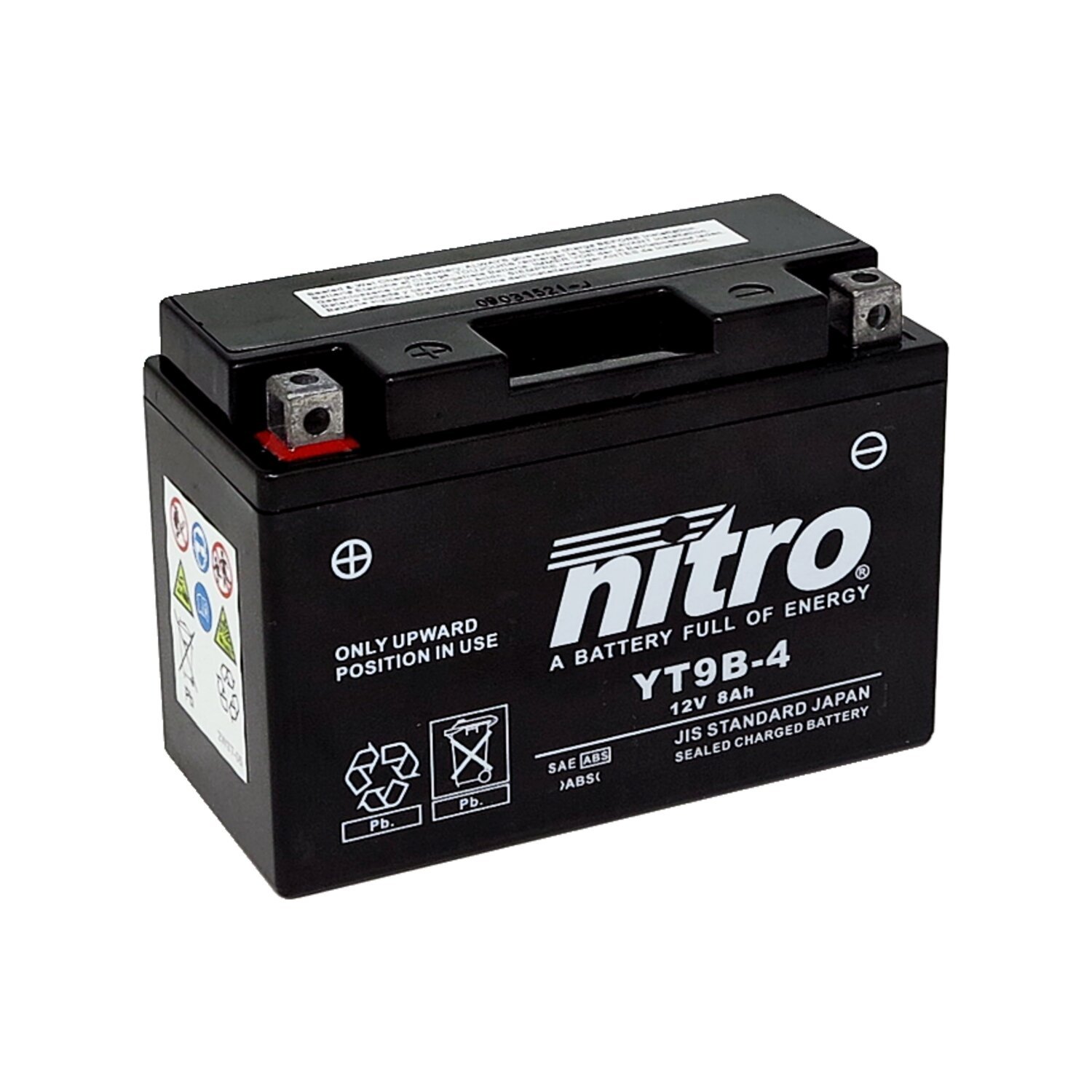 Nitro sealed YT9B-4 AGM battery