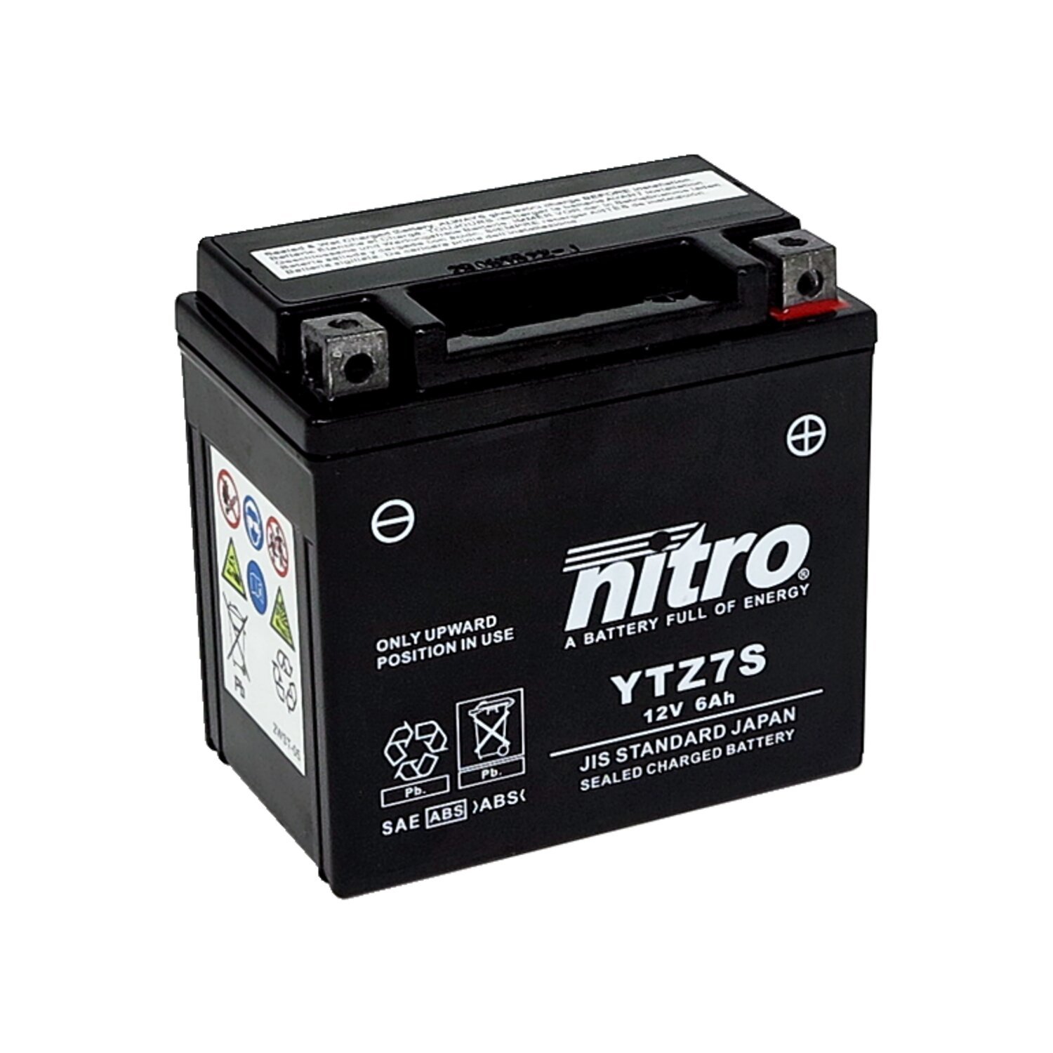 Nitro sealed YTZ7S AGM battery