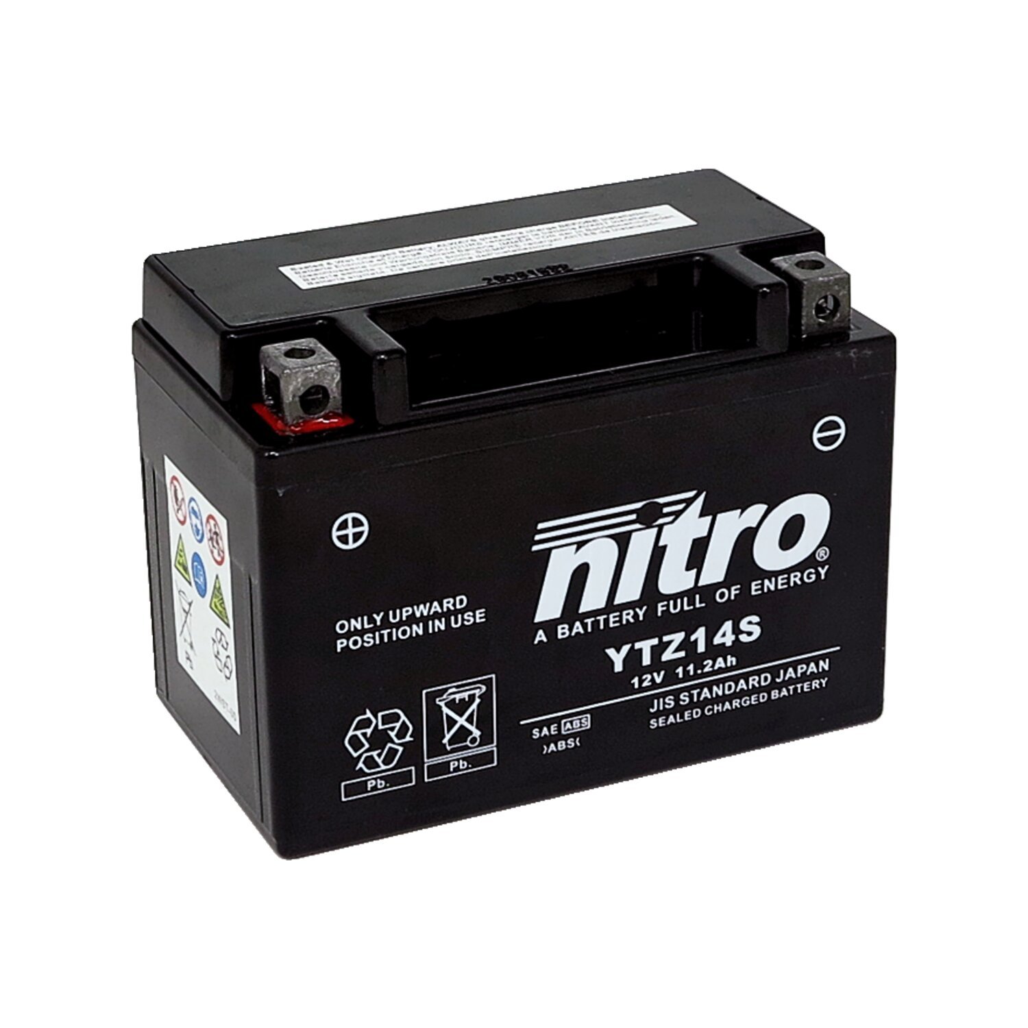 Nitro sealed YTZ14S AGM battery