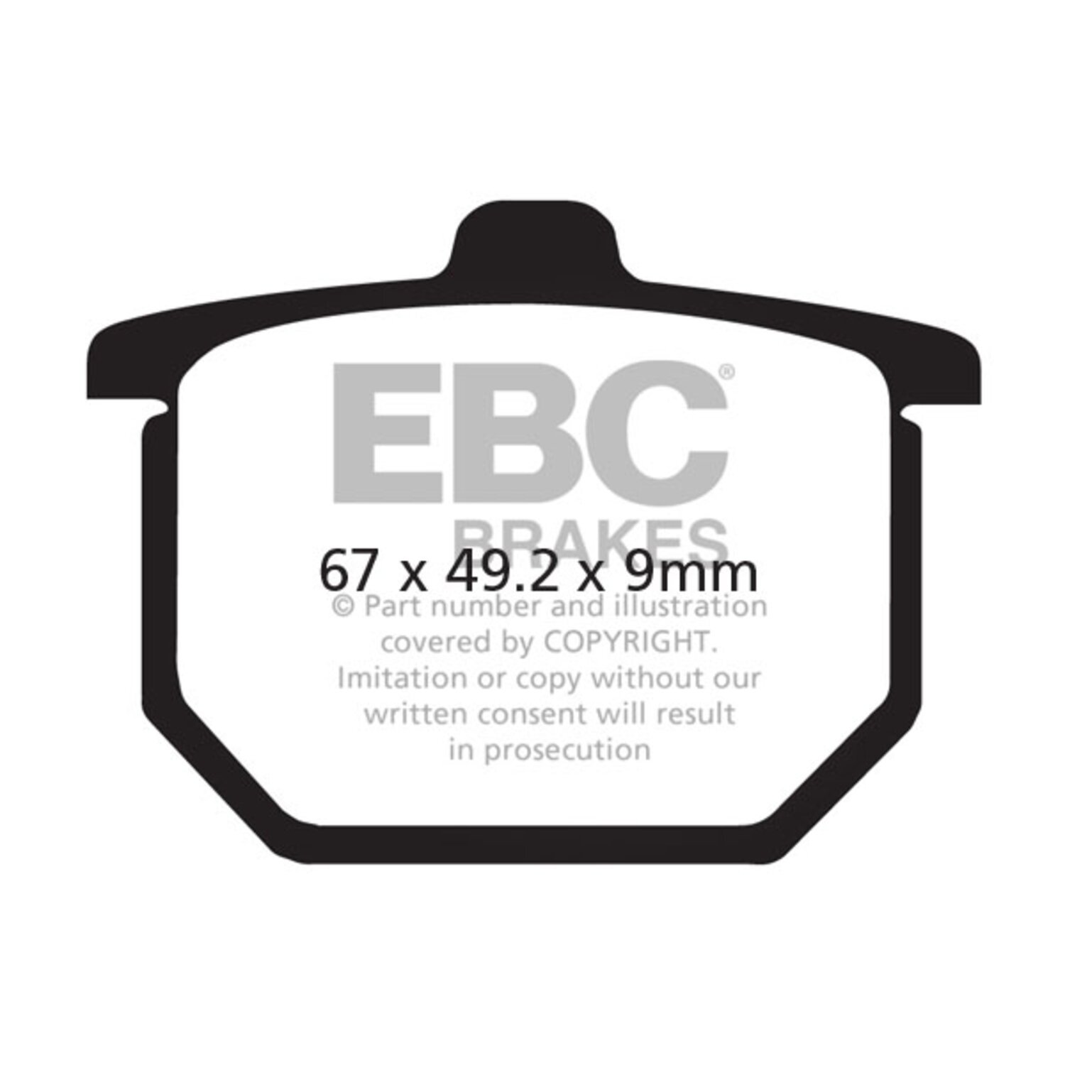 EBC Organic brake pads