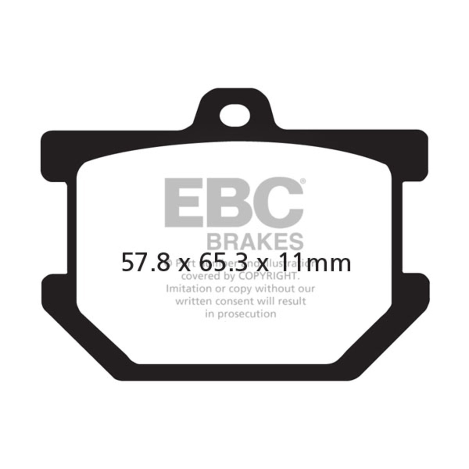 EBC V-pad Semi Sintered brake pads