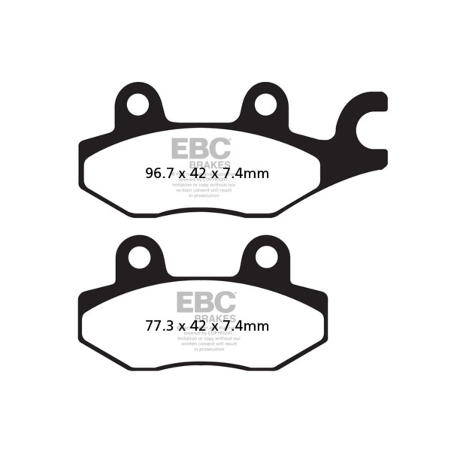 EBC Carbon X / TT series brake pads