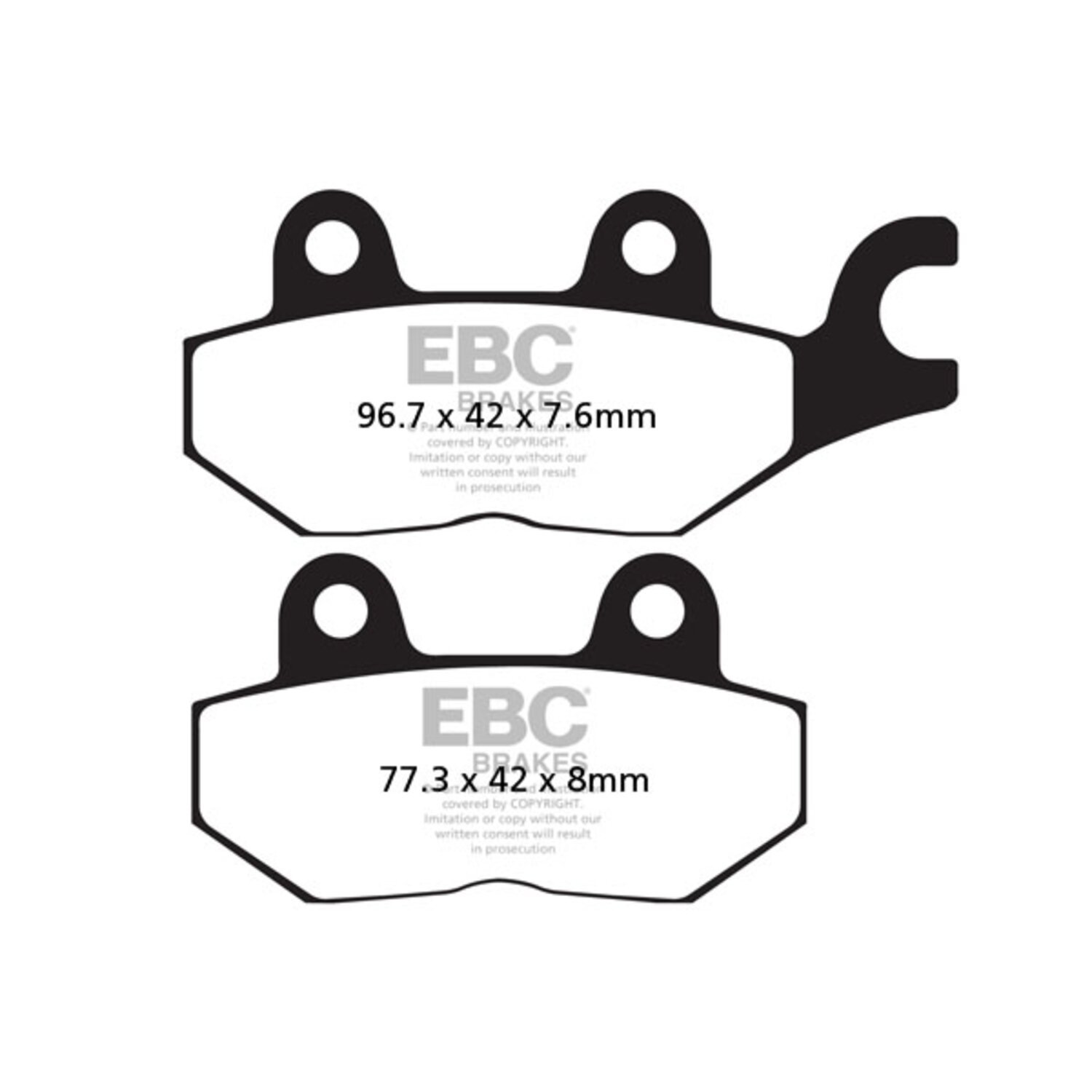 EBC Organic brake pads