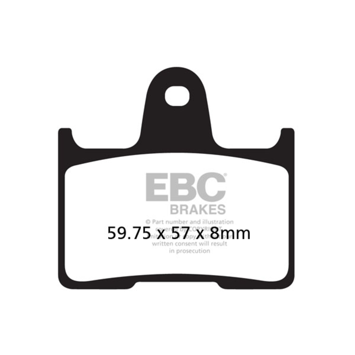 EBC, Double H Sintered brake pad set