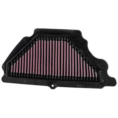 K&N filters are designed to achieve high, virtually unrestricted air flow while maintaining filtration levels critical to ensure long engine life. These high quality K&N air filters are reusable and washable, and they fit many air cleaners as stock replacement. The elements are designed with a ribbed surface that will give you up to 50% more filter area than a regular replacement filter, dramatically increasing air flow.  
- Designed to provide increased horsepower and acceleration. 
- Pleated cotton media provides a large filtration area offering low restriction and long service intervals. 
- Multi-layers of woven cotton gauze media offers excellent filtration. 
- Fits directly into OEM Airbox with application specific Sealing Bead ensuring a precise fit. 
- No fuel management modification are normally required to obtain increased performance. 
- Washable and reusable
