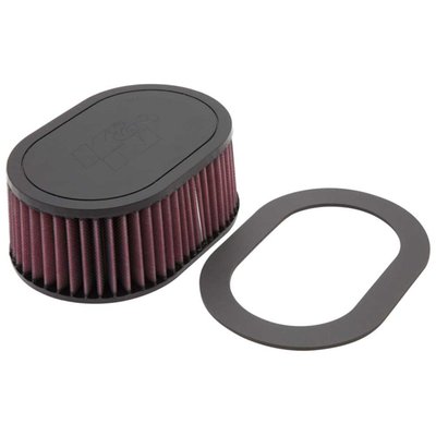 K&N filters are designed to achieve high, virtually unrestricted air flow while maintaining filtration levels critical to ensure long engine life. These high quality K&N air filters are reusable and washable, and they fit many air cleaners as stock replacement. The elements are designed with a ribbed surface that will give you up to 50% more filter area than a regular replacement filter, dramatically increasing air flow.  
- Designed to provide increased horsepower and acceleration. 
- Pleated cotton media provides a large filtration area offering low restriction and long service intervals. 
- Multi-layers of woven cotton gauze media offers excellent filtration. 
- Fits directly into OEM Airbox with application specific Sealing Bead ensuring a precise fit. 
- No fuel management modification are normally required to obtain increased performance. 
- Washable and reusable
