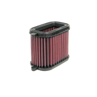 K&N filters are designed to achieve high, virtually unrestricted air flow while maintaining filtration levels critical to ensure long engine life. These high quality K&N air filters are reusable and washable, and they fit many air cleaners as stock replacement. The elements are designed with a ribbed surface that will give you up to 50% more filter area than a regular replacement filter, dramatically increasing air flow.  
- Designed to provide increased horsepower and acceleration. 
- Pleated cotton media provides a large filtration area offering low restriction and long service intervals. 
- Multi-layers of woven cotton gauze media offers excellent filtration. 
- Fits directly into OEM Airbox with application specific Sealing Bead ensuring a precise fit. 
- No fuel management modification are normally required to obtain increased performance. 
- Washable and reusable
