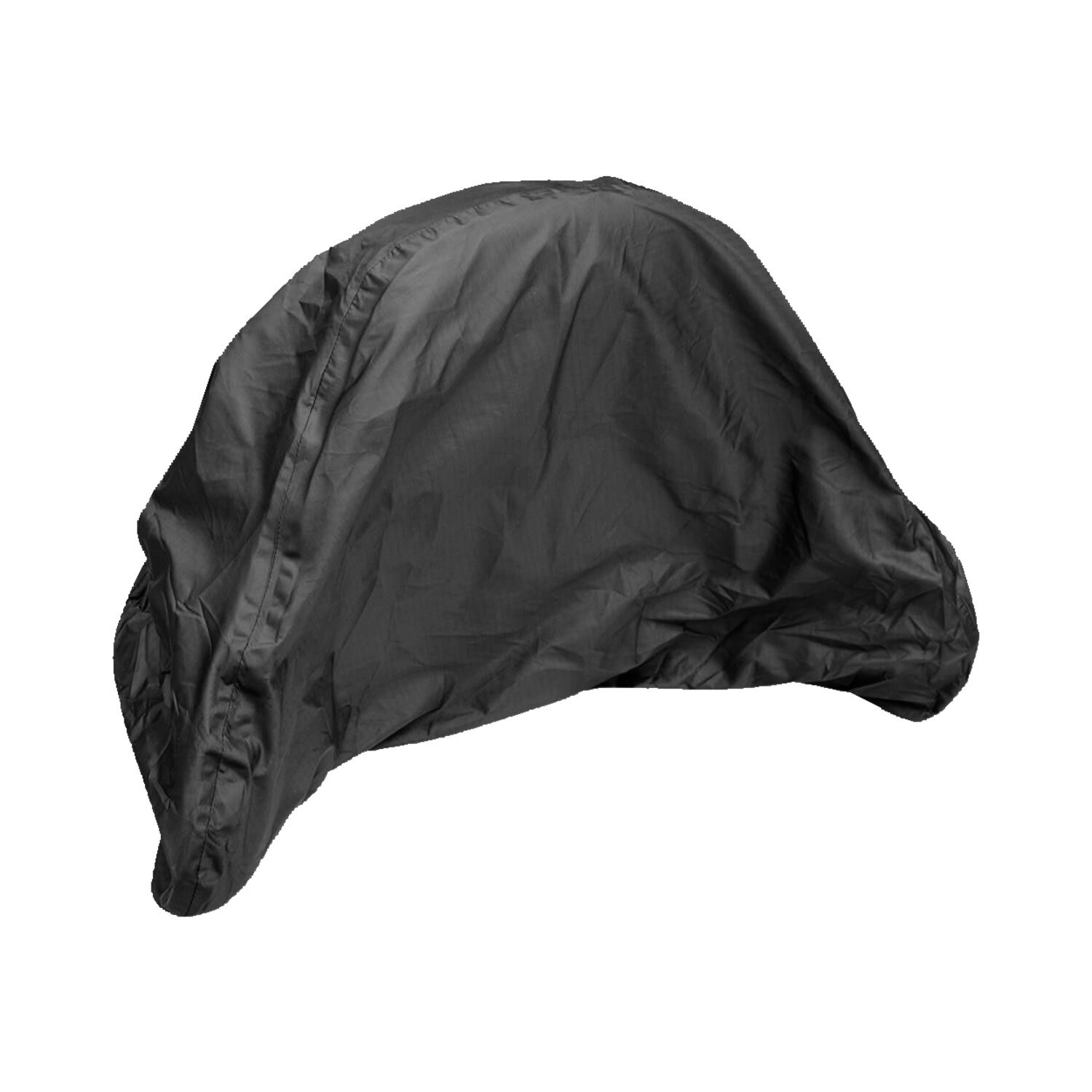 Mustang rain cover passenger backrest, Black, Plain