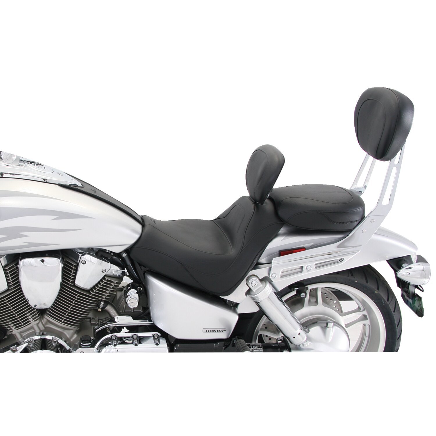 Mustang passenger seat, Black, Plain