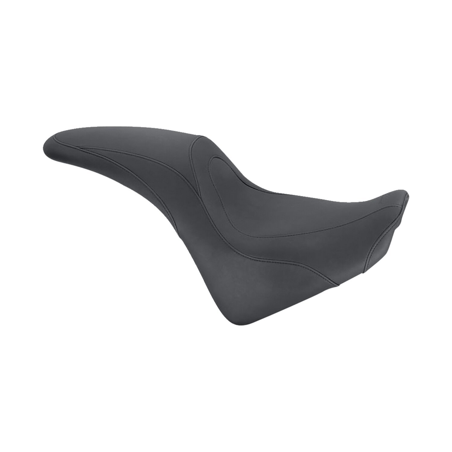 Mustang 1-p Tripper Fastback seat, Black, Plain