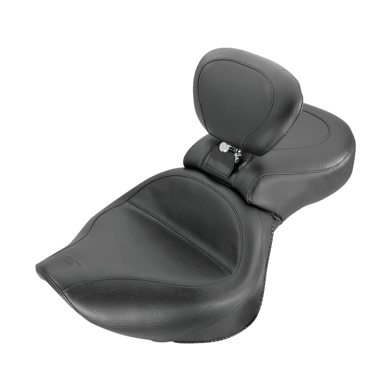 Mustang 1-piece 2-up wide touring vintage seat