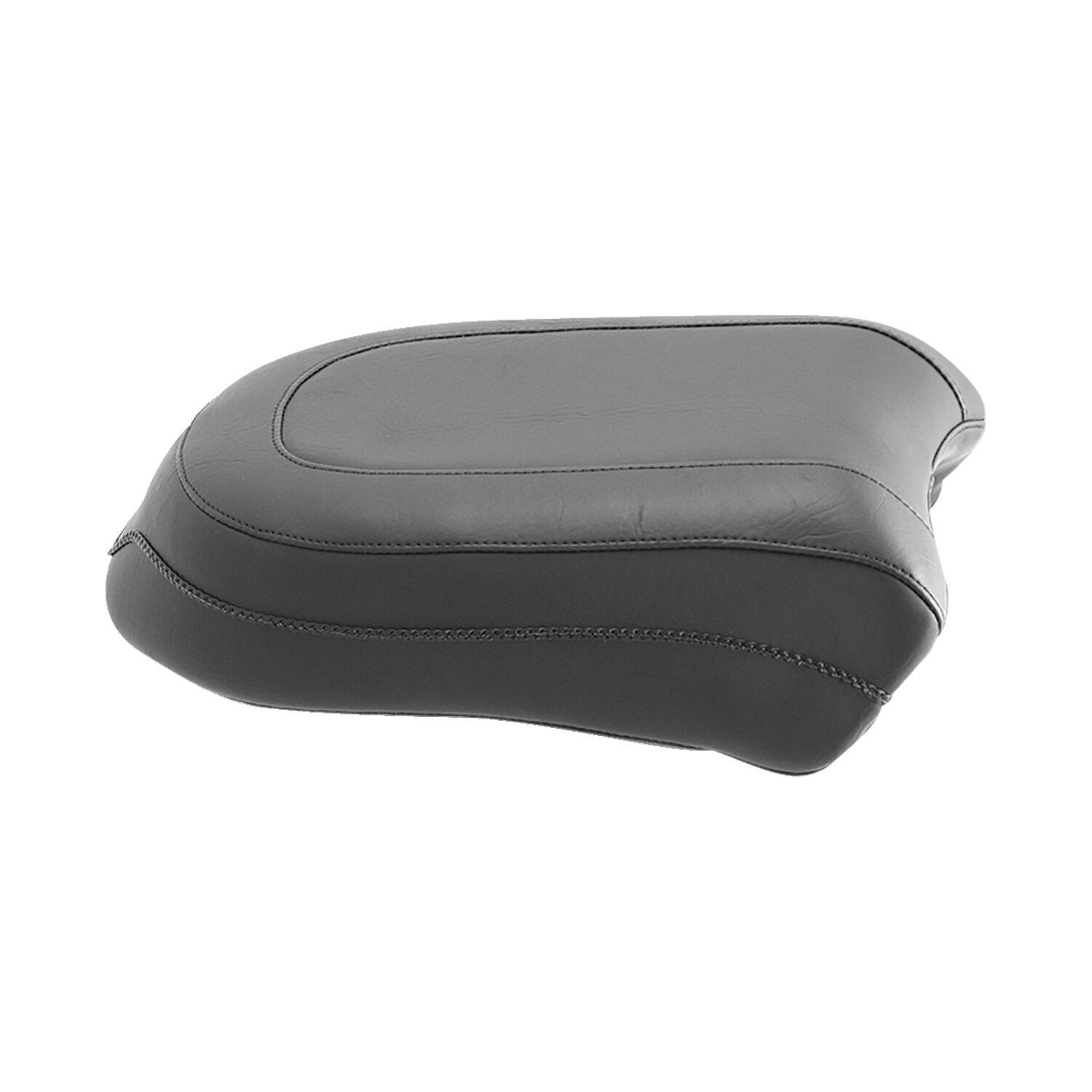 Mustang vintage wide passenger seat, Black, Plain