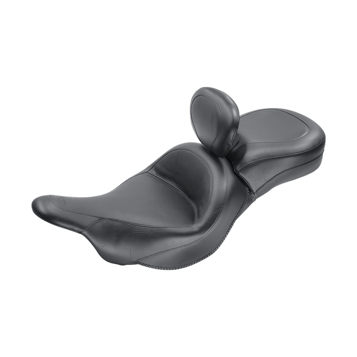 Mustang 1 piece 2-up wide touring vintage seat