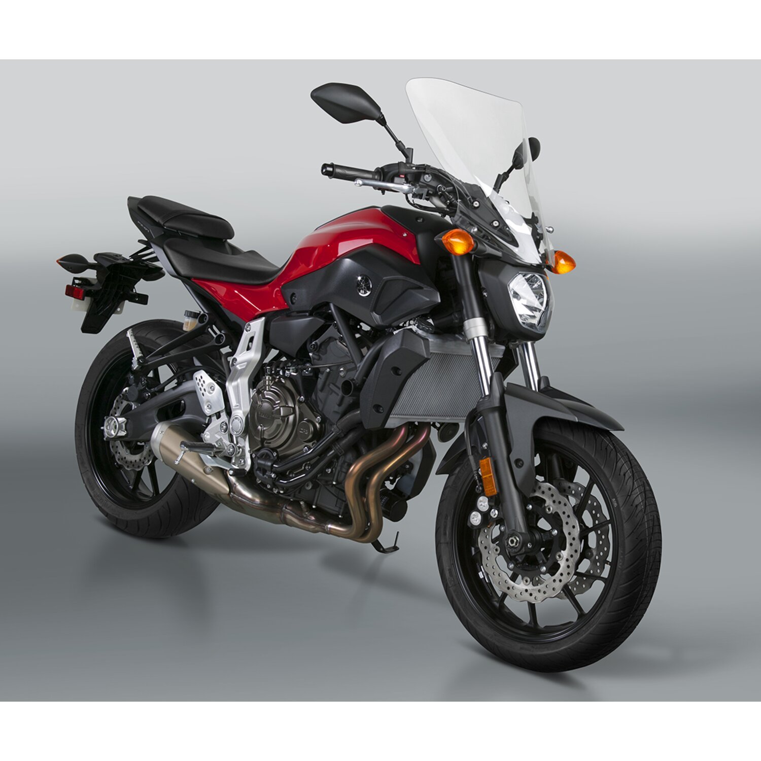 17.5 inch — NC VStream+® Touring windshield clear, Unpainted