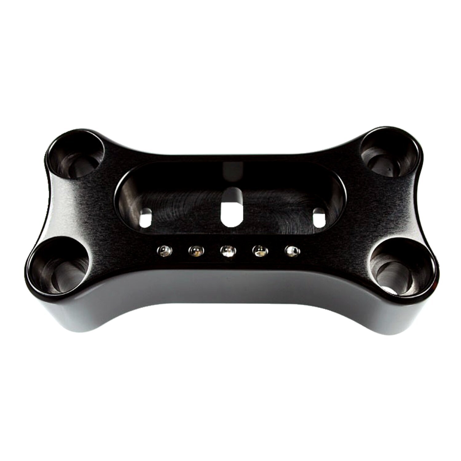 Motogadget, MSM handlebar top clamp. 22mm, Black, Anodized