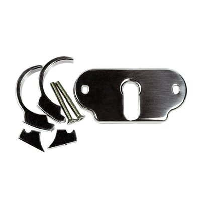 Bolt-on for 22mm handlebars. 
Polished billet aluminum. 
Allows the Motoscope Mini (MSM) digital gauge to be mounted on the handlebars with the Combi Frame bracket (930275 polished or 930276 black anodized). 
No handlebar drilling required. 
Comes with the mounting plate and handlebar clip kit with correct length stainless screws. 
The Combi frame bracket and the Motoscope mini are not included. 
- 56mm diameter 
- 60mm long 