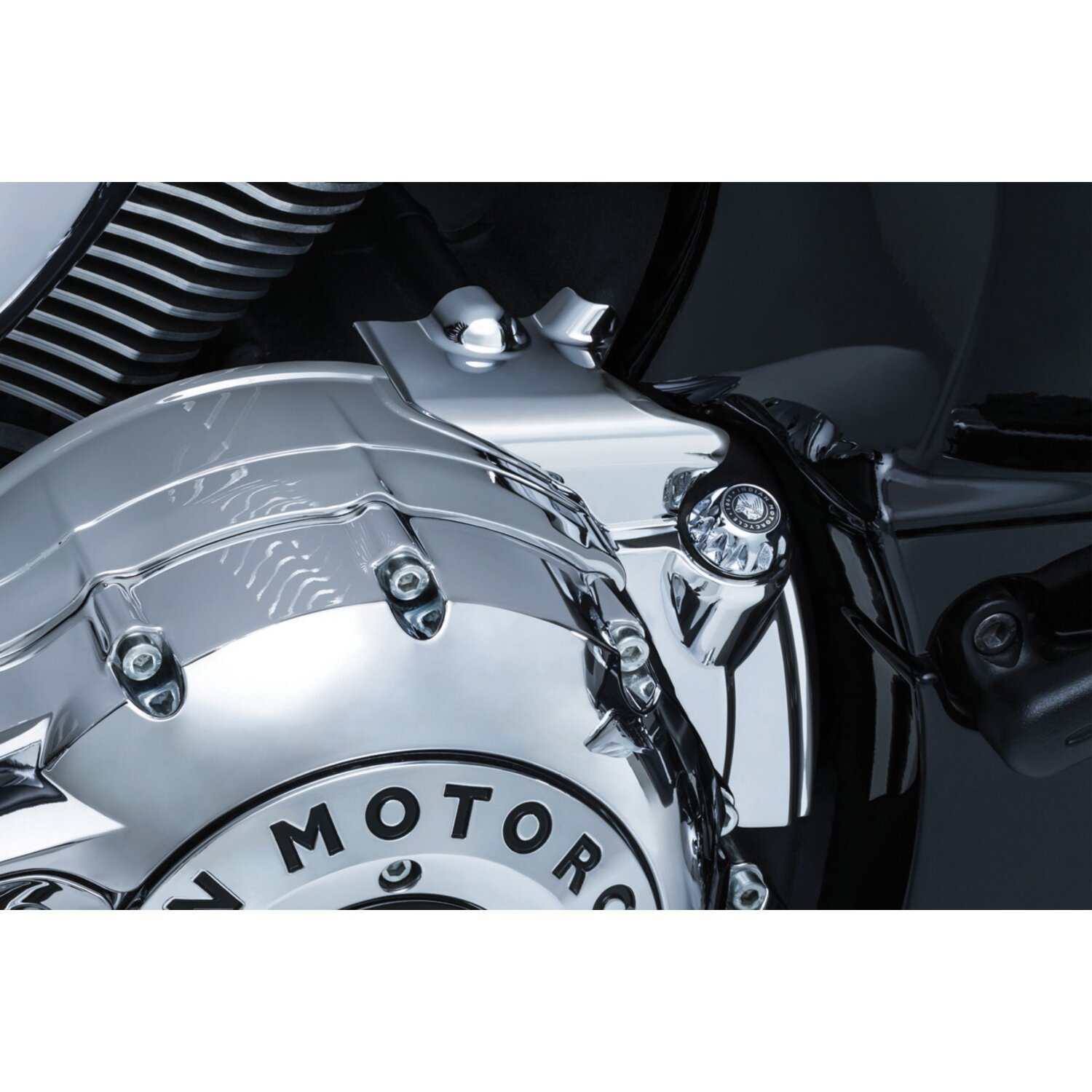 Kuryakyn, Rear oil panel accent, Chrome