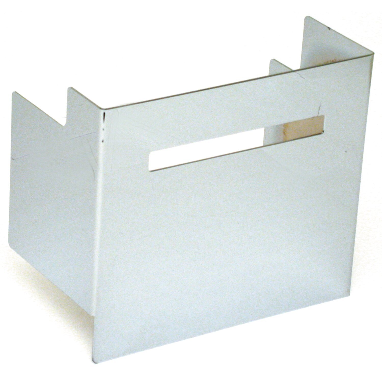 Battery side cover, smooth with window, Unpainted, Chrome