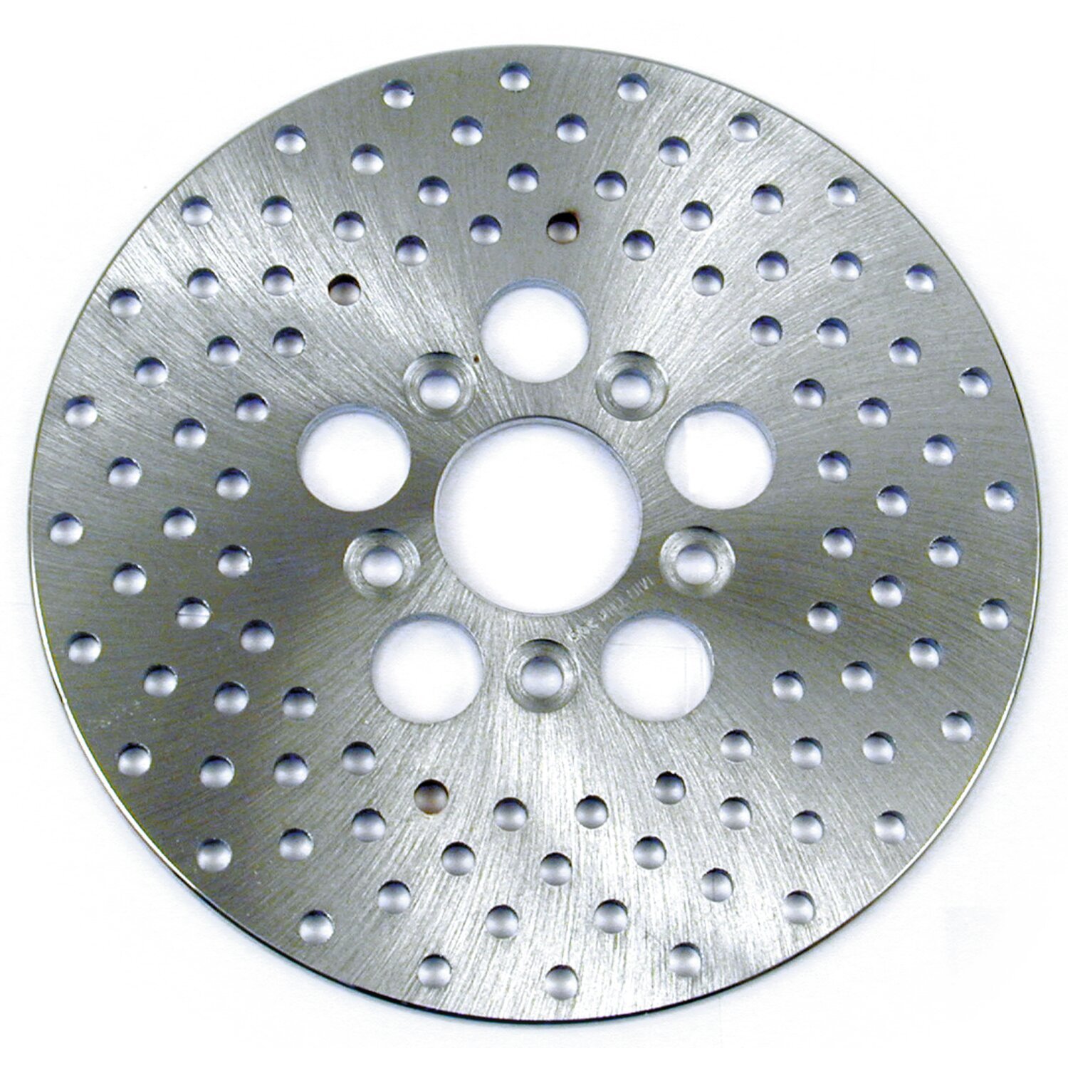 Brake rotor drilled OEM style. 10"