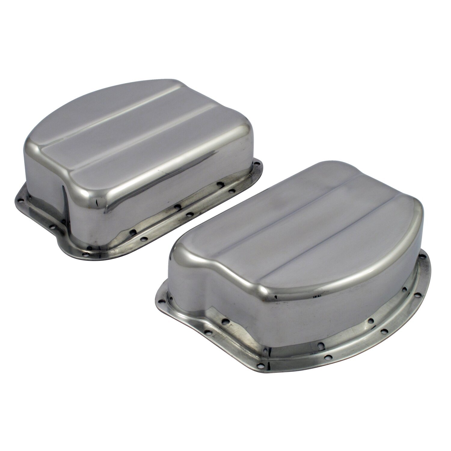 Paughco, Rocker covers. OEM style aluminum, Polished