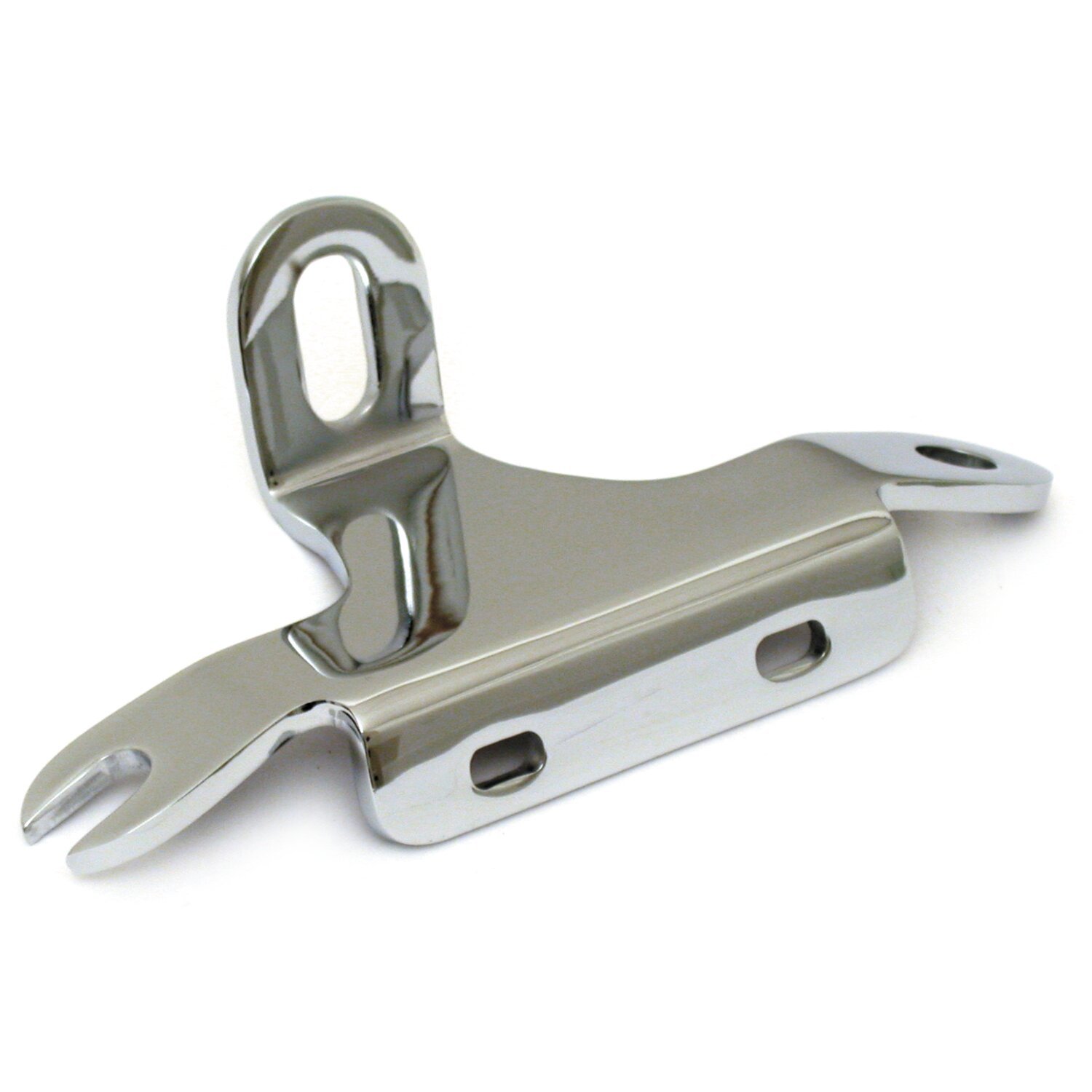 Motor mount w/coil mount. no ignition switch hole, Chrome