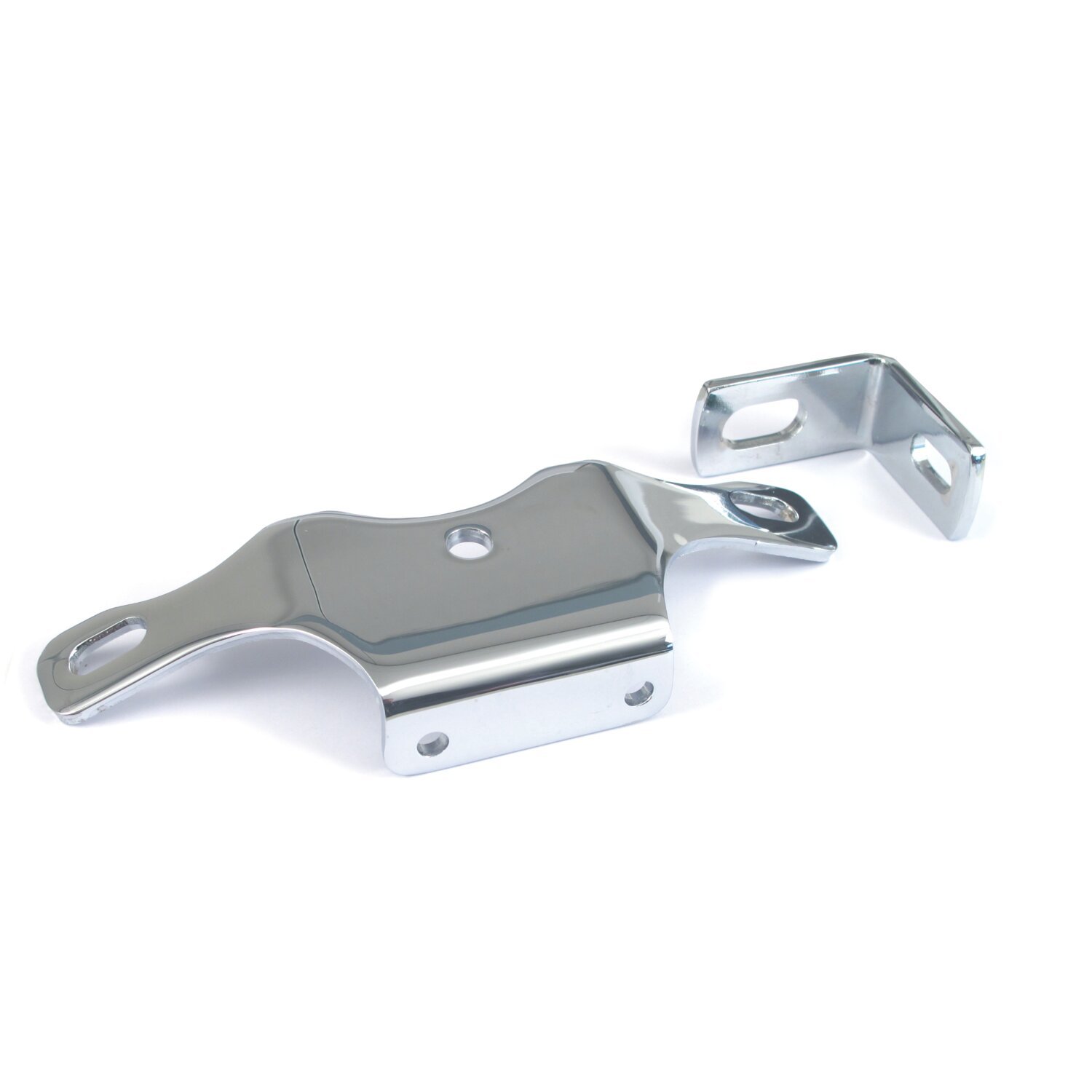 Paughco, motor mount heavy duty with coil mount, Silver, Chrome