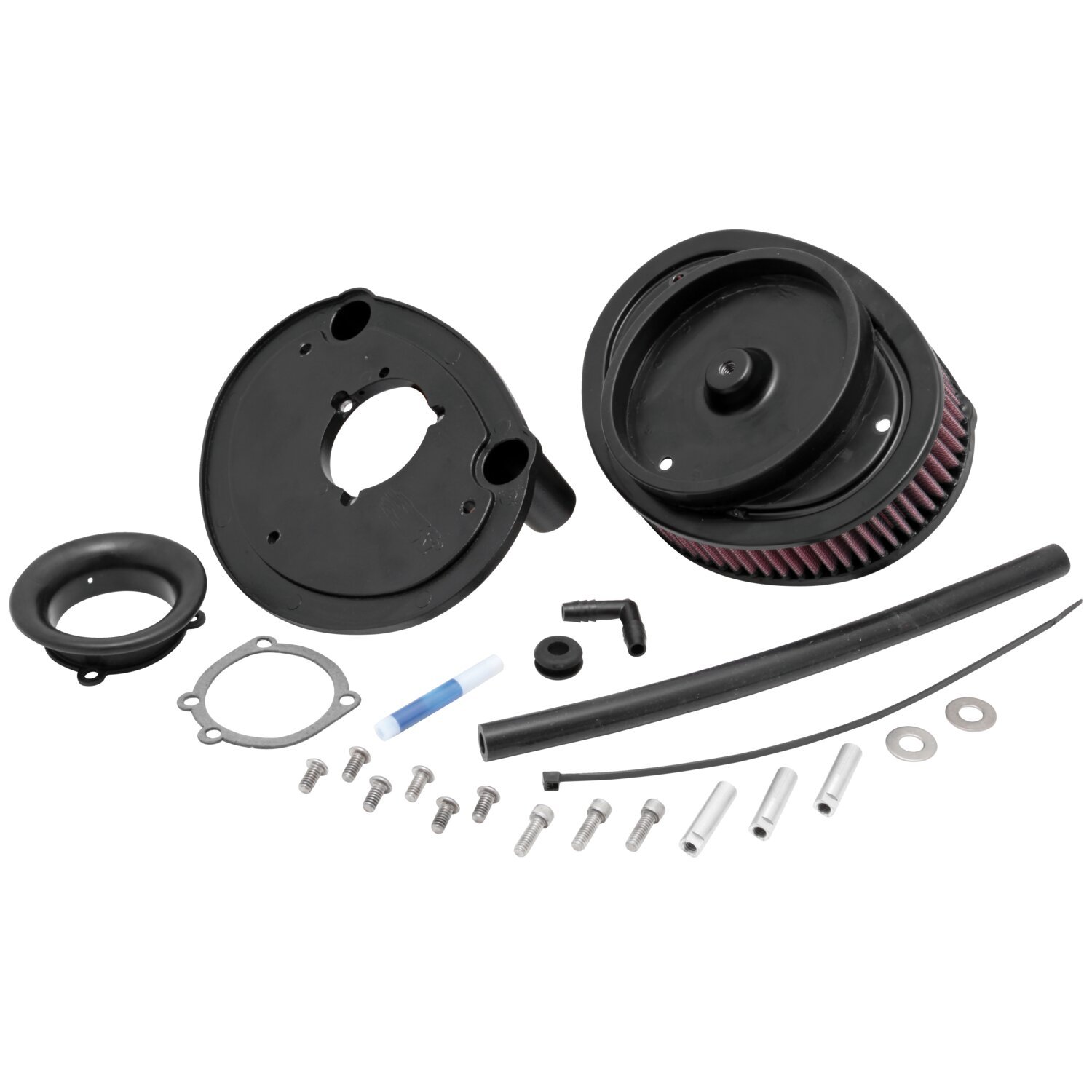 K&N, RK-series Twin Cam oval air cleaner assy. Std width