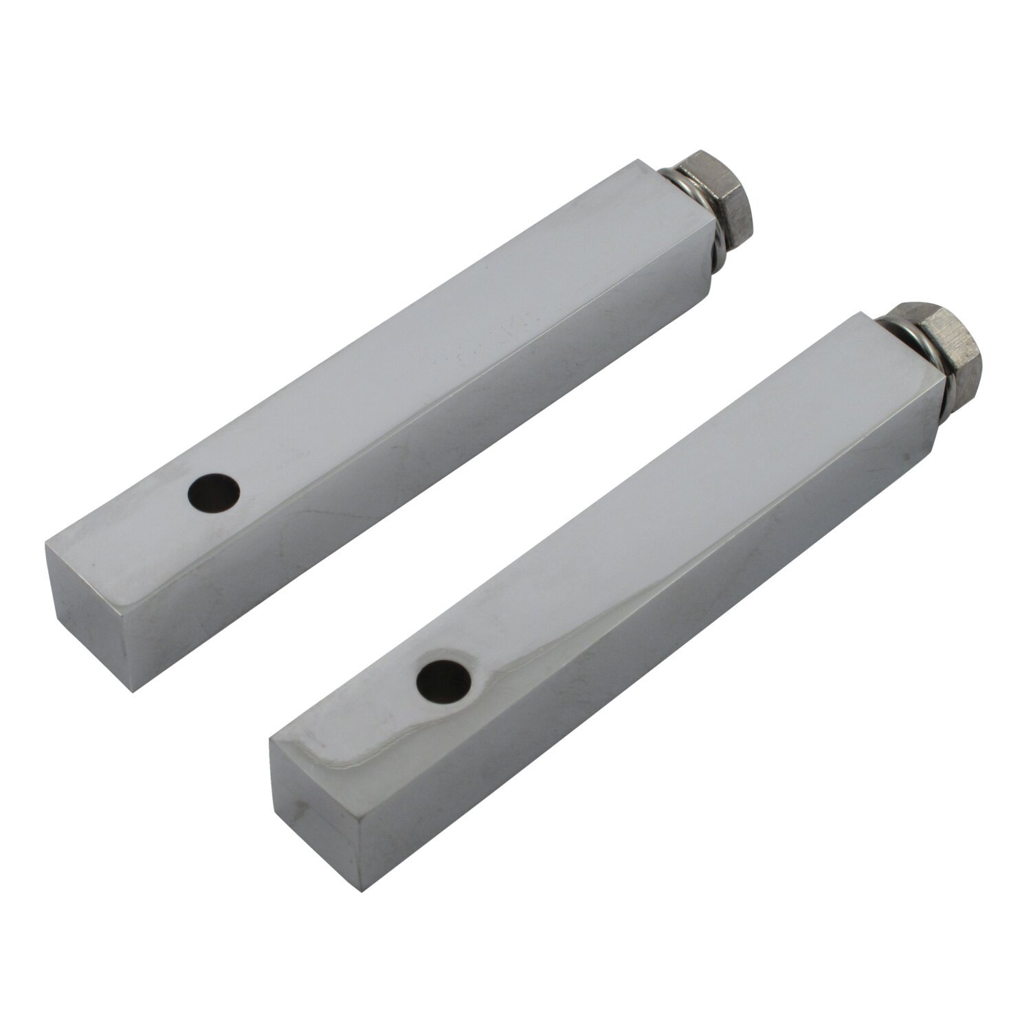 5/8" foot peg extension bar. 4" (102mm) long, Chrome