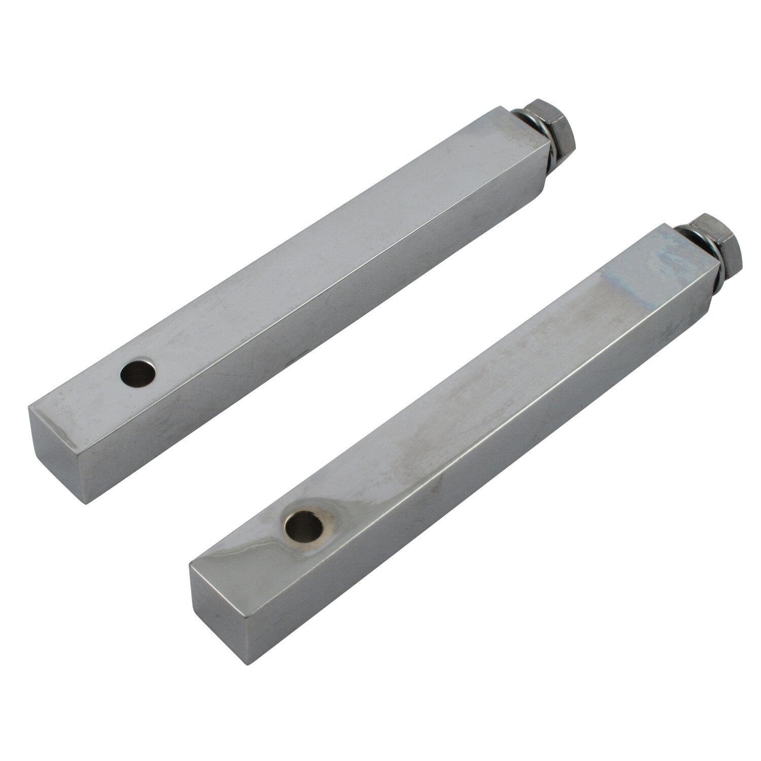 5/8" foot peg extension bar. 5" (127mm, Chrome