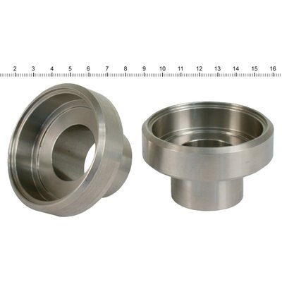 Replacement frame neck cups for the frame neck bearings. 
OEM replacement reference 48311-60. 
Note: See MCS 925521 for race & cup install pressing tool. See JIMS 978376 hammer driven tool for removal and installation of cups into frame neck