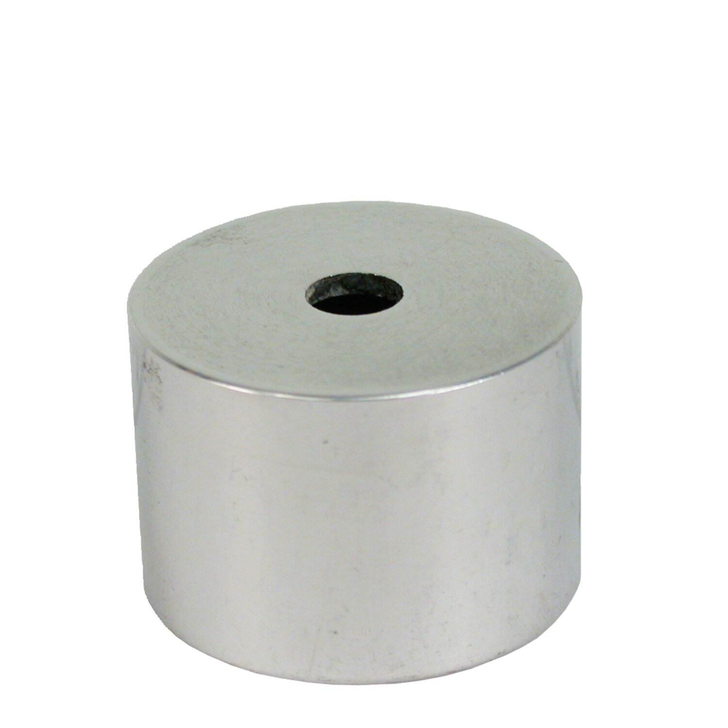 Streethogs, mount rubber cover. Polished aluminum, Silver