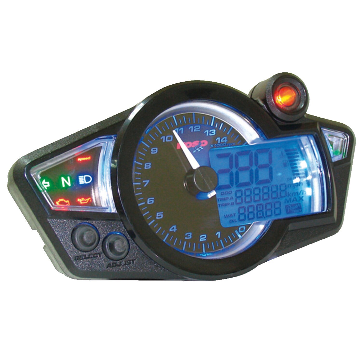Koso digital street fighter speedo