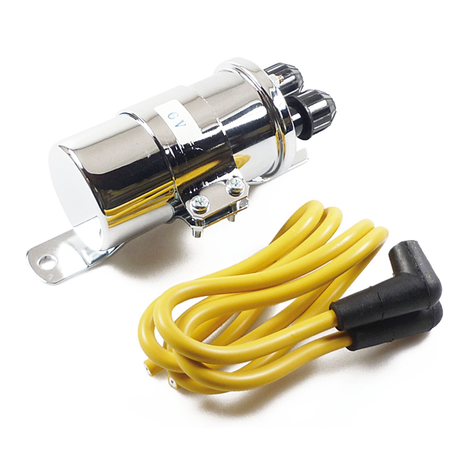 Round custom ignition coil kit, 6v