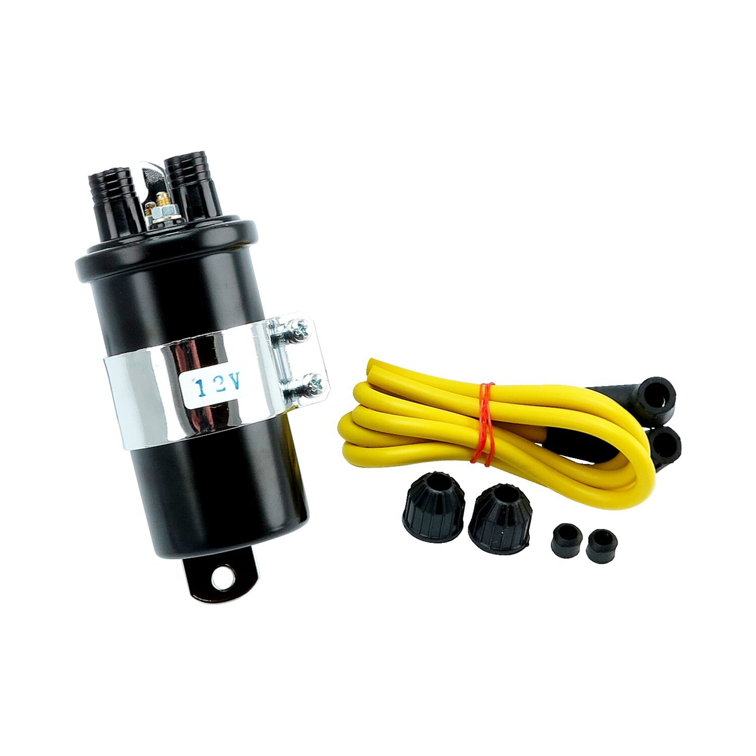 Round custom ignition coil kit, 12v