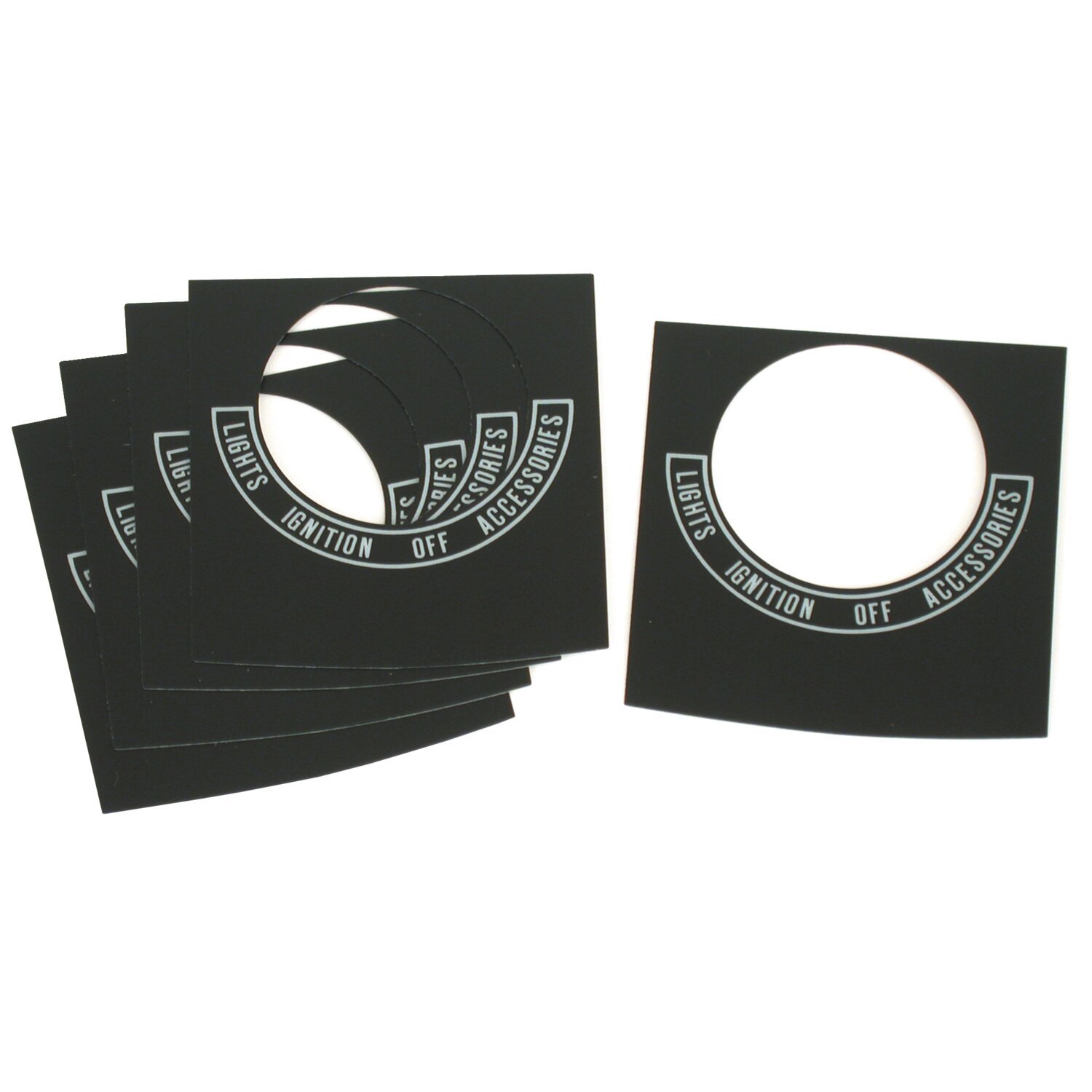 Ignition switch decal