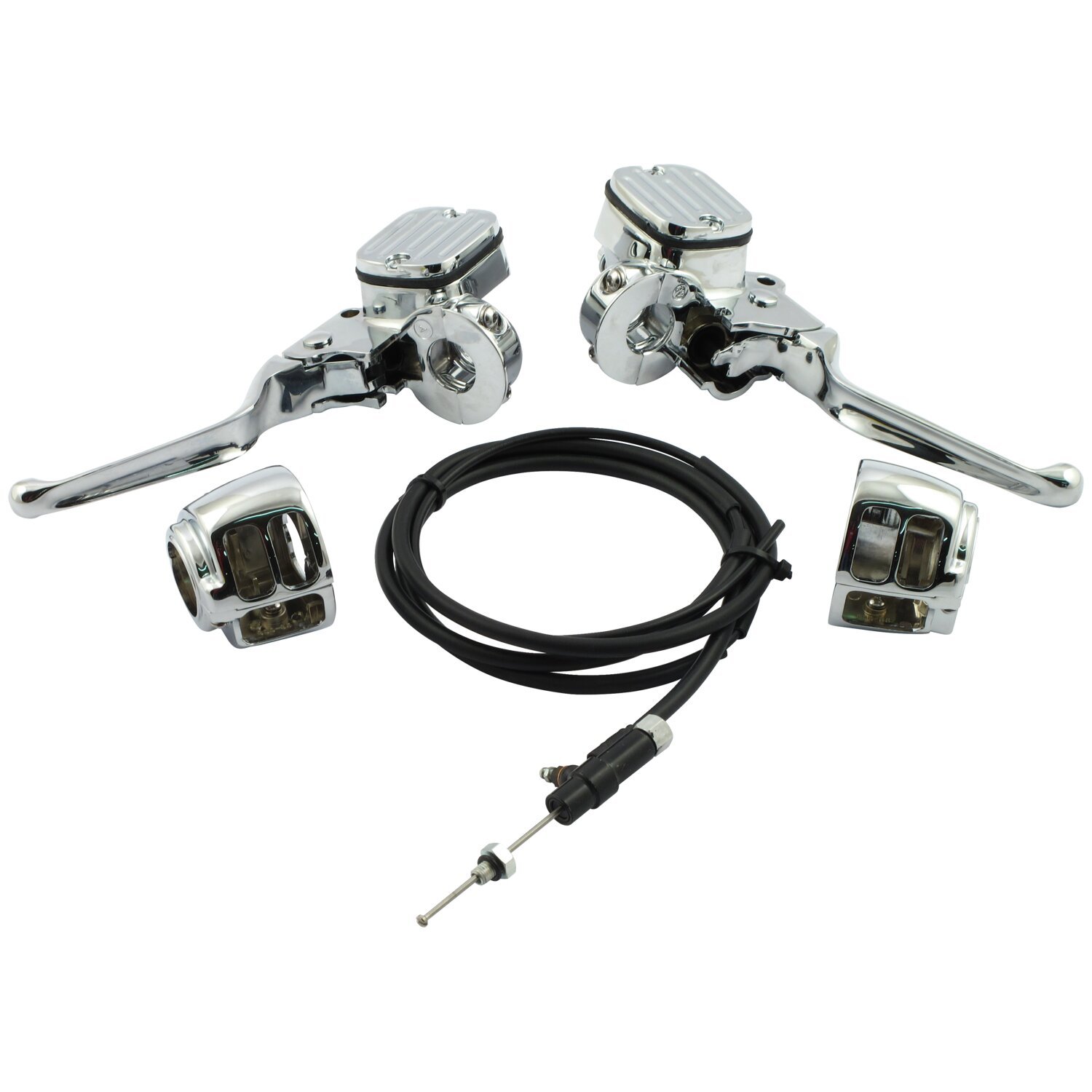 Handlebar control hydr. Clutch conversion kit, Chrome